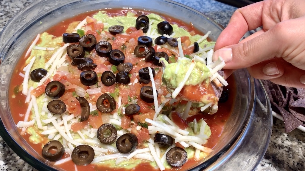 vegan 7 layer dip