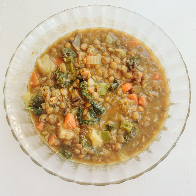 vegan lentil soup