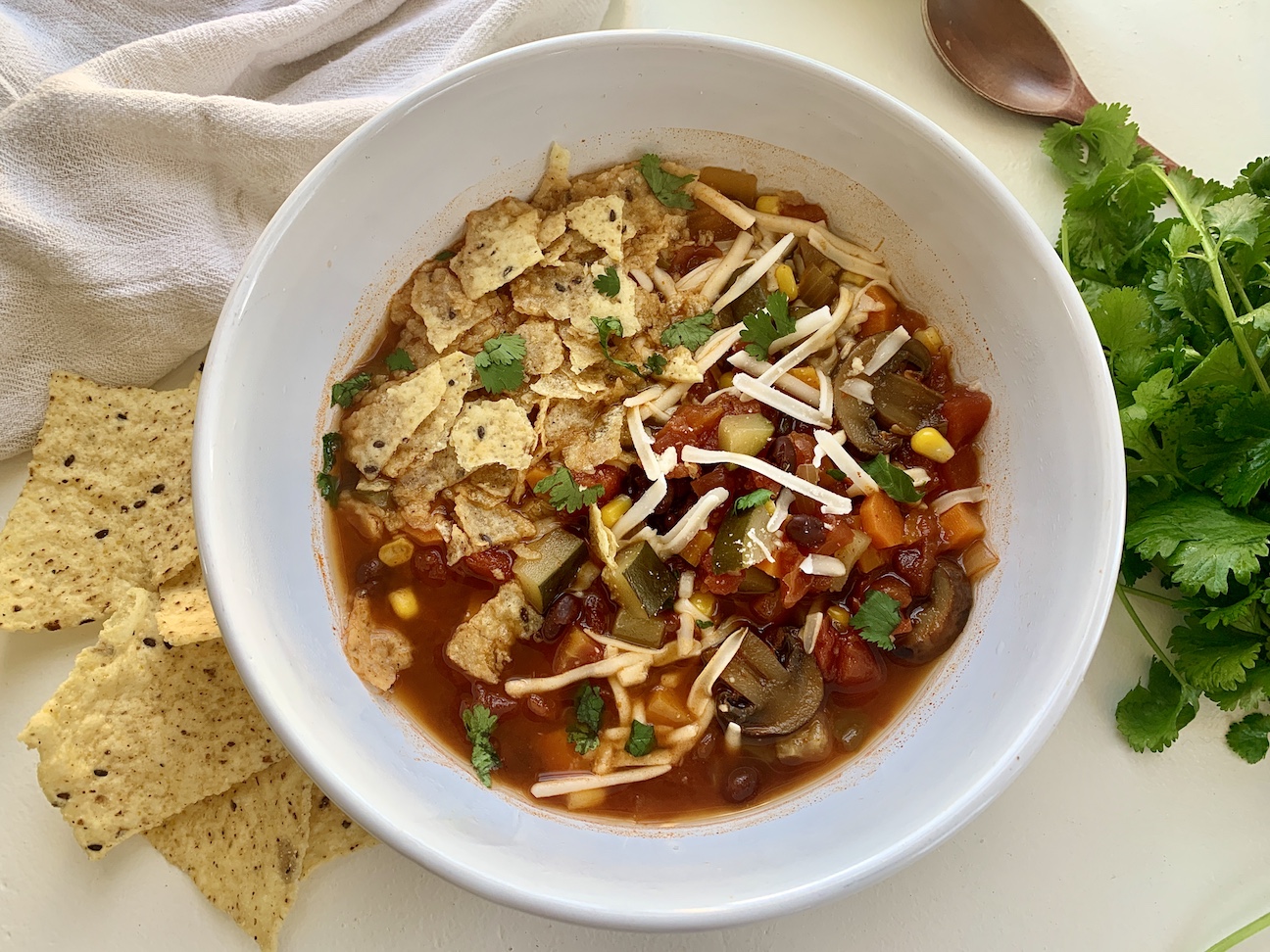 vegan enchilada instant pot soup