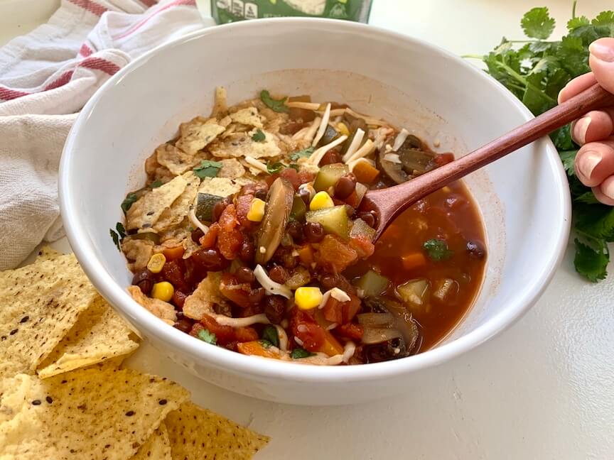 veggie enchilada soup