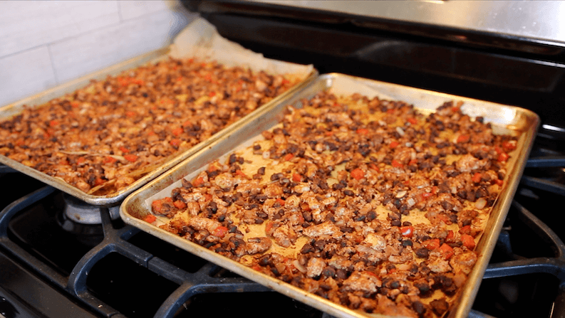 sheet pan tacos