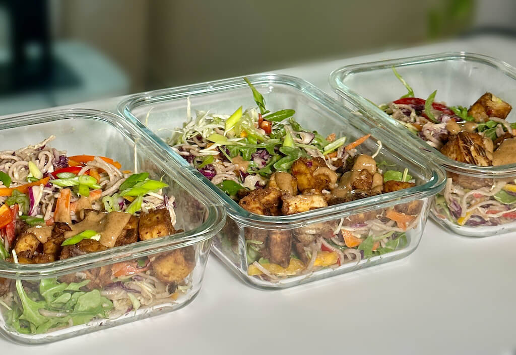 meal prep salads