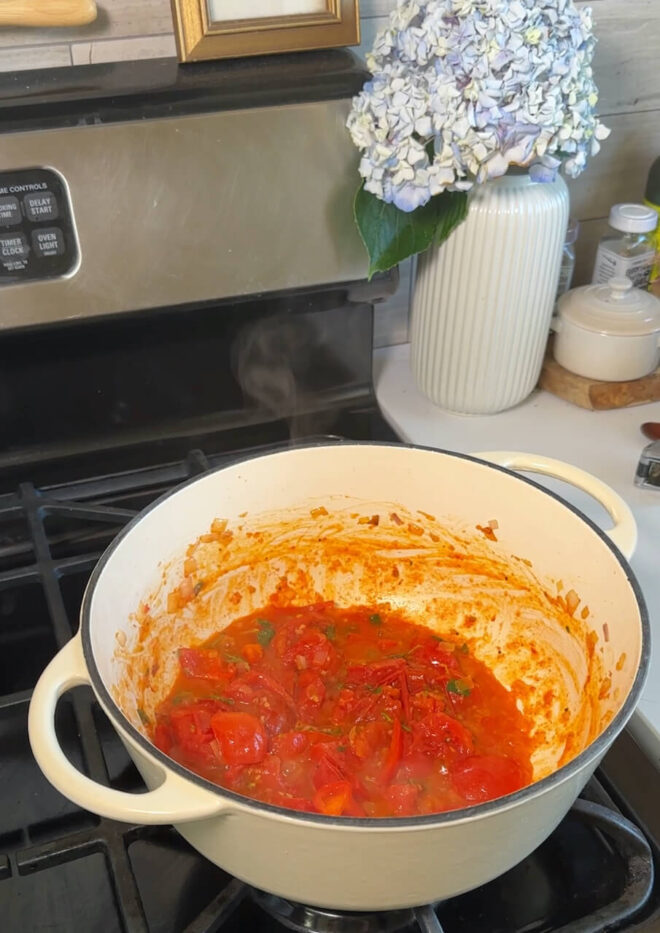 fresh tomato sauce